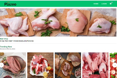 Plazeo demo meat store